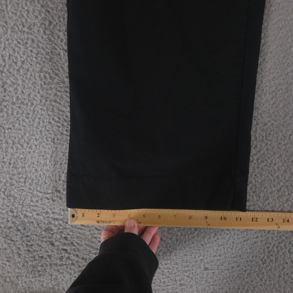 Old Navy Pants Women 14 Black Mariner Extra High-Waisted Wide-Leg Cotton Stretch - Picture 2 of 10